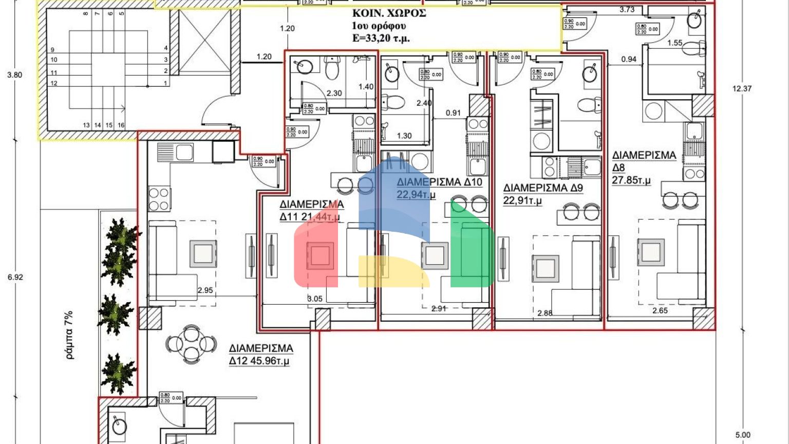 Продаж - Комплекс 2361 m² в Афінах