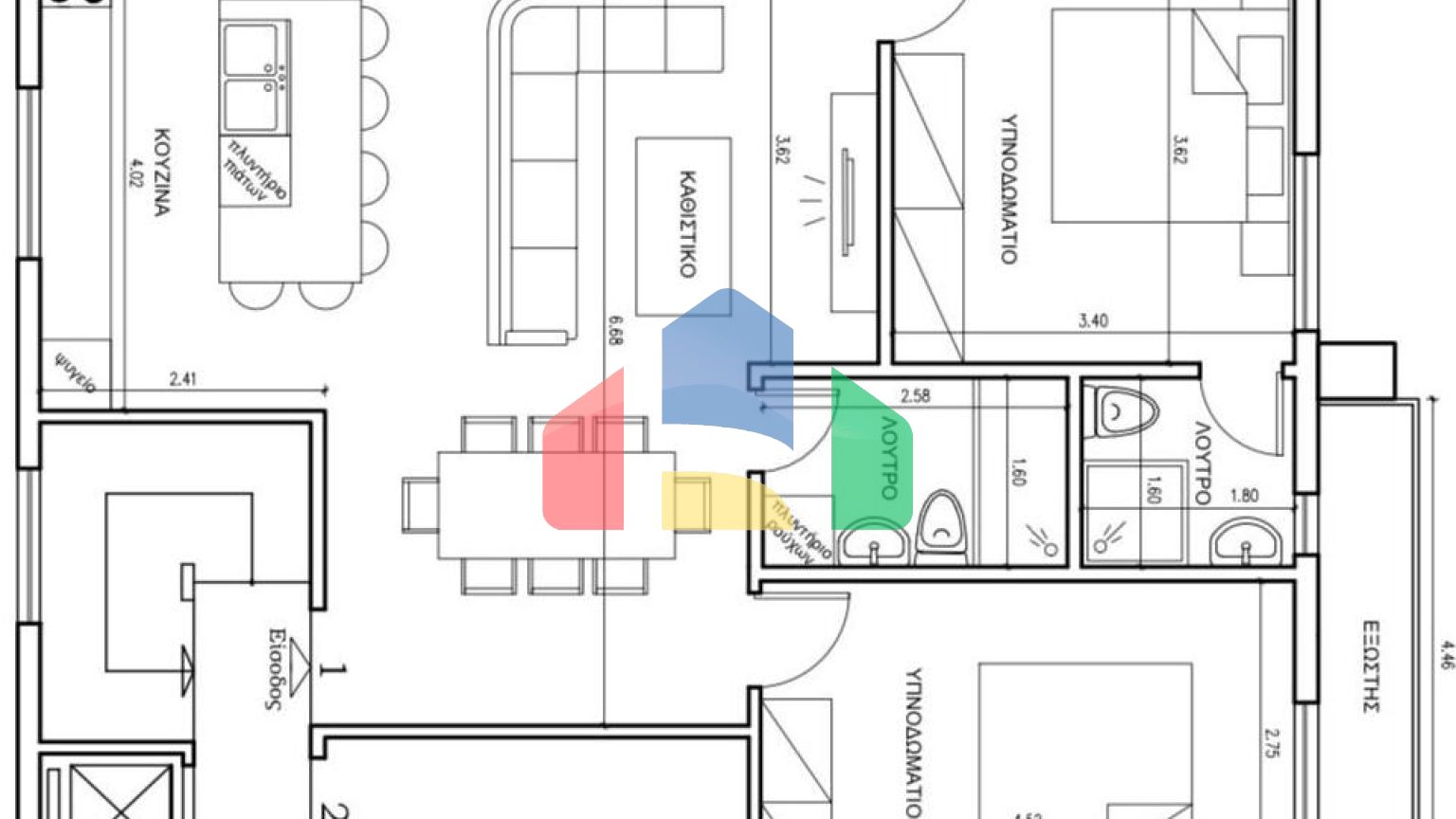 Продаж - Квартира 79 m² в Афінах