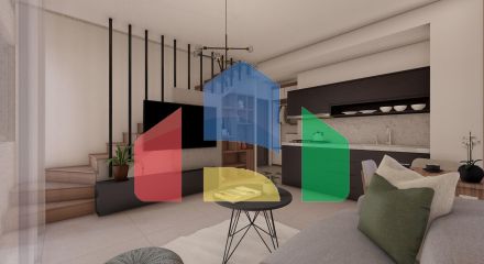 Продажа - Двухуровневая квартира 62 m² в Афинах