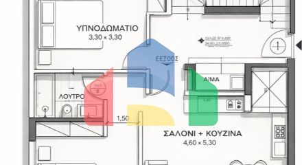 Продаж - Квартира 71 m² в Афінах