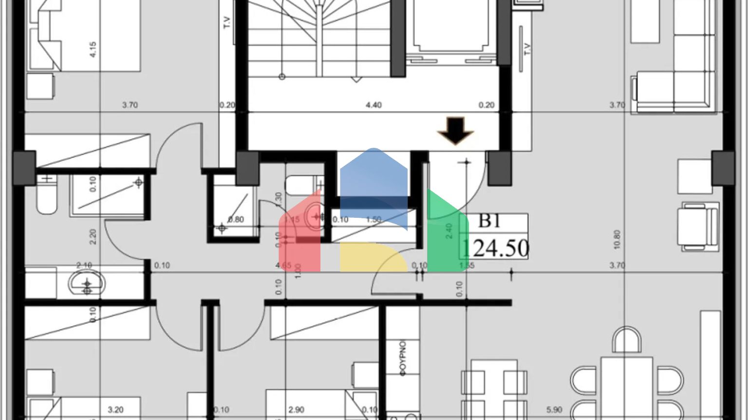 Продаж - Квартира 125 m² в Афінах
