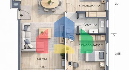 Продаж - Квартира 61 m² в Афінах