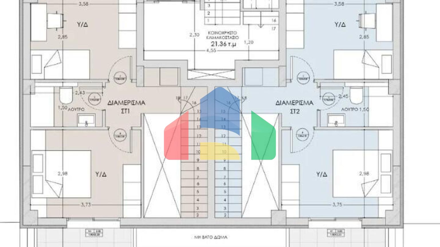 Продажа - Двухуровневая квартира 112 m² в Салониках