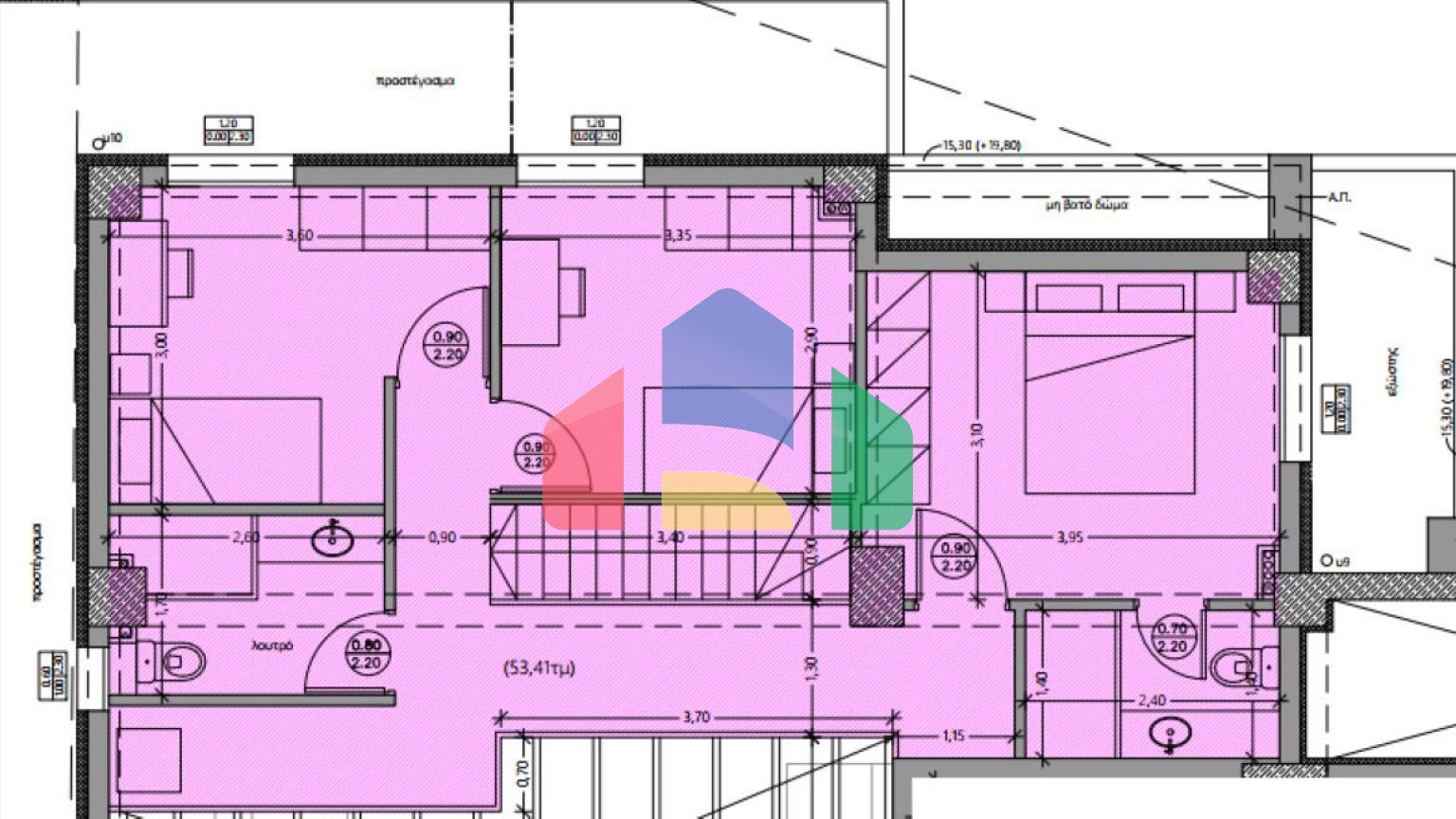 Продажа - Двухуровневая квартира 181 m² в Салониках