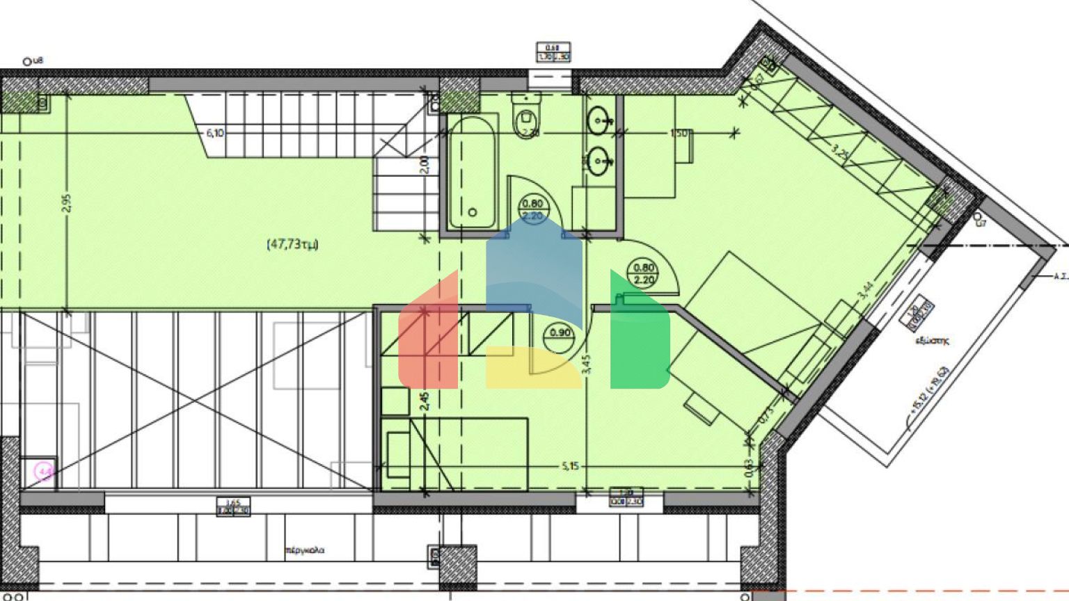 Продажа - Двухуровневая квартира 179 m² в Салониках