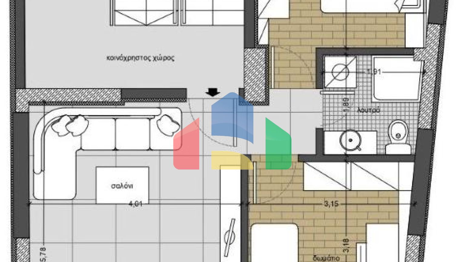 Продажа - Квартира 86 m² в Салониках
