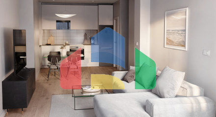 New 3 bedroom apartment in the city center of Malaga