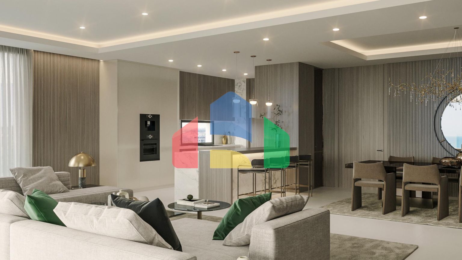 Апартаменты с 4 спальнями в самом амбициозном жилом проекте Малаги на самом берегу моря