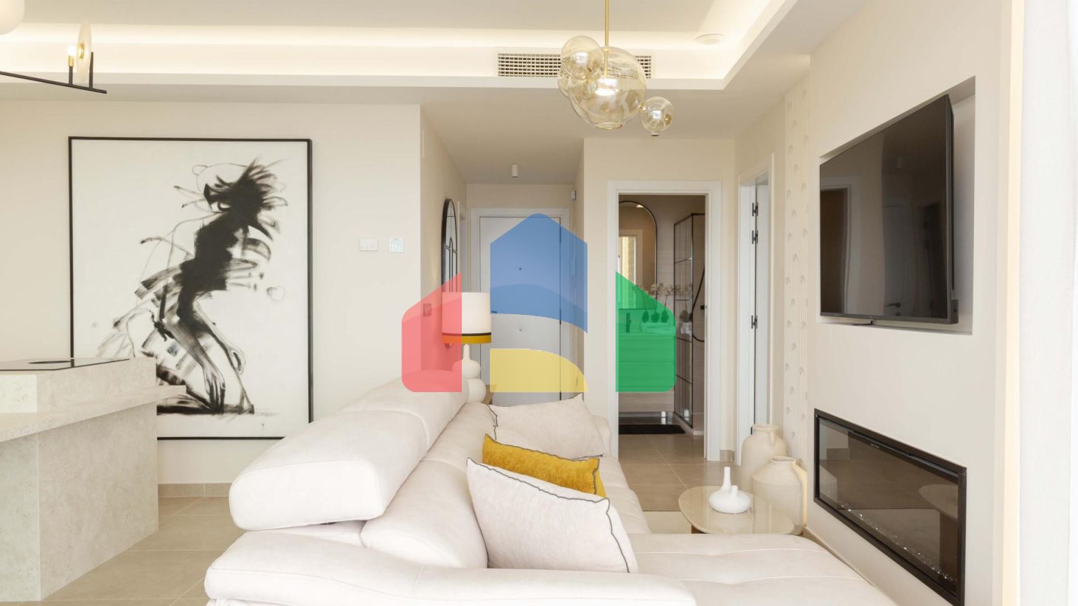 Апартаменты с 2 спальнями и захватывающим видом на море на первой линии пляжа