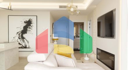 Апартаменты с 2 спальнями и захватывающим видом на море на первой линии пляжа