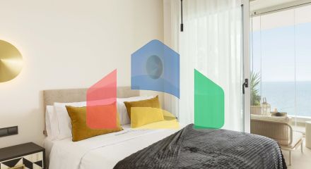 Апартаменты с 2 спальнями и захватывающим видом на море на первой линии пляжа