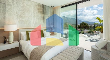 Роскошная современная вилла с панорамными видами в престижной долине гольфа Новой Андалусии