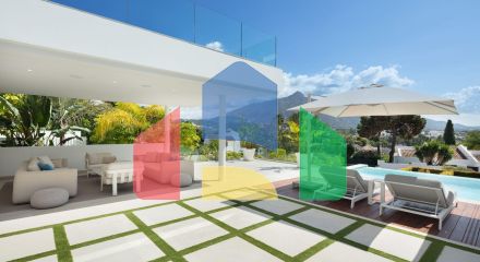 Роскошная современная вилла с панорамными видами в престижной долине гольфа Новой Андалусии