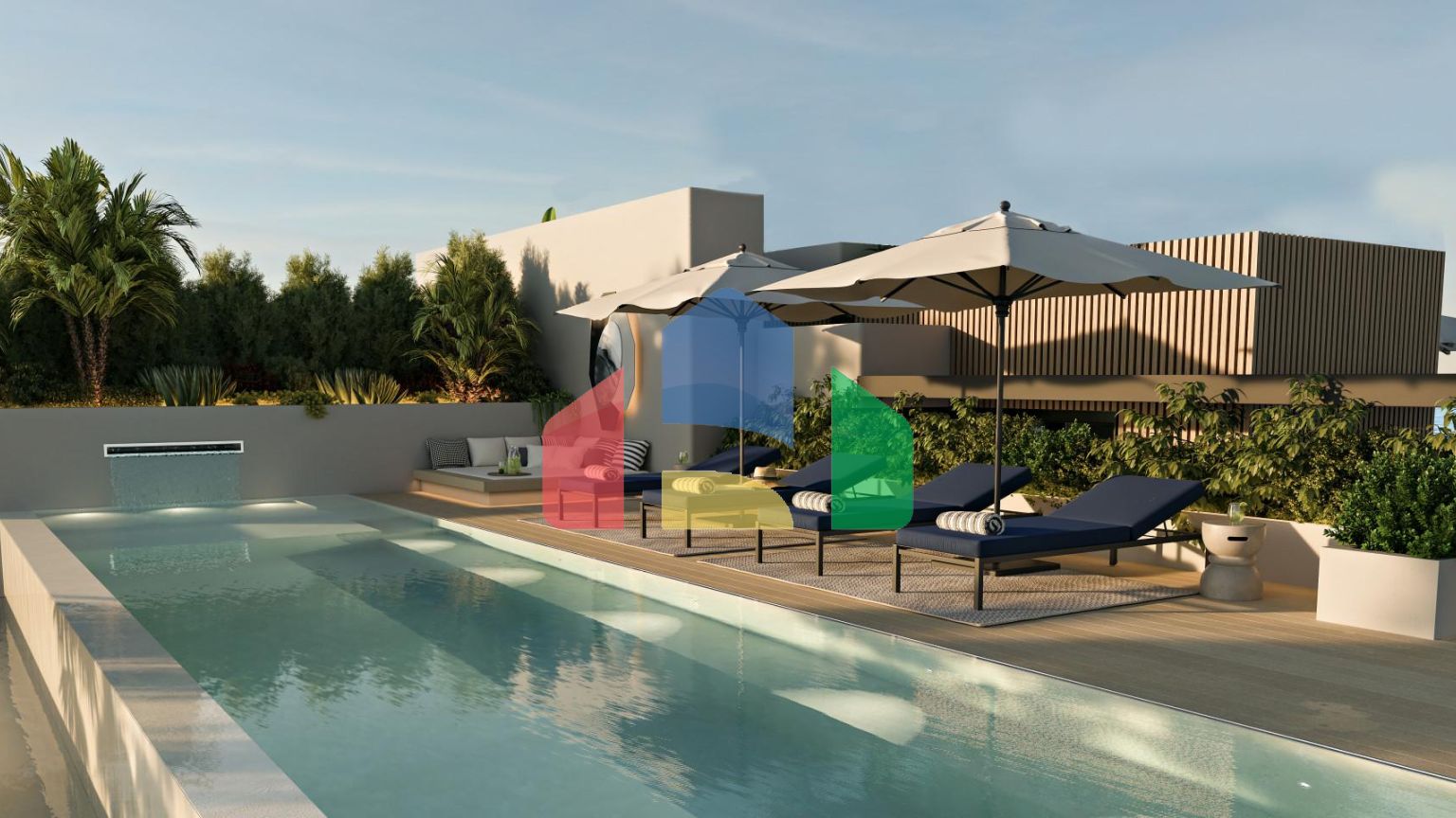 3-спальные апартаменты в уникальном жилом комплексе на пляже в Лас-Чапас,  Марбелья