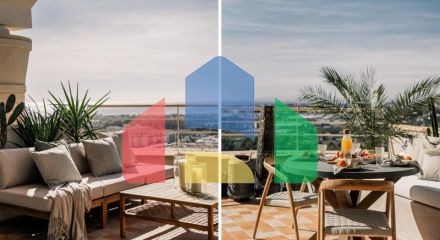 Потрясающий дуплекс-пентхаус с 3 спальнями в Магна Марбелья с панорамным видом на море, поле для гольфа и горы.