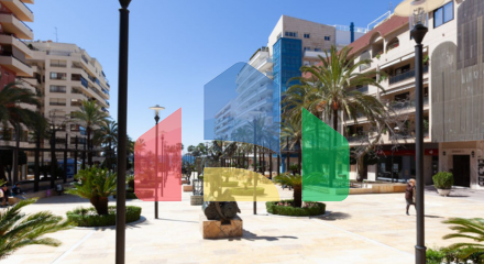 Великолепные апартаменты с 2 спальнями – на ПЕРВОЙ ЛИНИИ МОРЯ, Avenida del Mar, с ВИДОМ НА МОРЕ