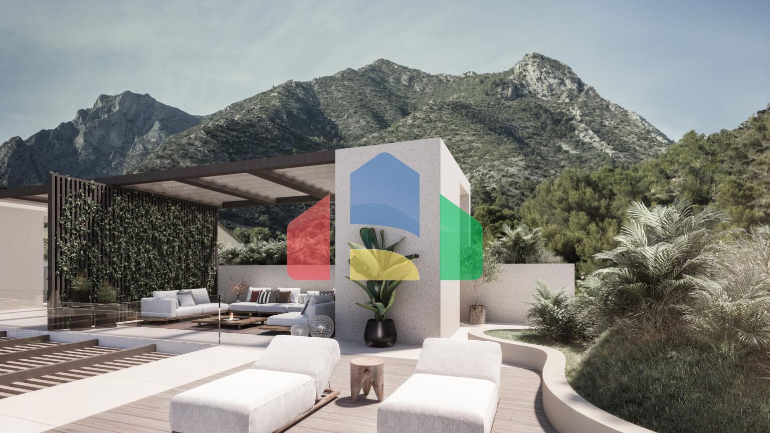 Исключительная уединенная вилла, окруженная природой  в Каскада де Камохан, Сьерра-Бланка