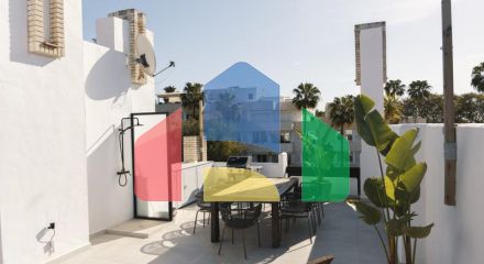 Пентхаус с 3 спальнями и потрясающим видом на гольф и горы в Новой Андалусии