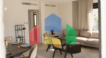 Пентхаус с 3 спальнями и потрясающим видом на гольф и горы в Новой Андалусии