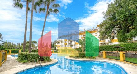 Очаровательные апартаменты с 3 спальнями и садом в престижном районе Золотой Мили, Марбелья