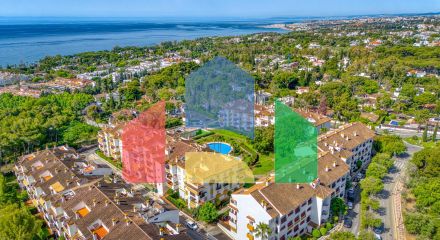 Очаровательные апартаменты с 3 спальнями и садом в престижном районе Золотой Мили, Марбелья Очаровательные апартаменты с 3 спальнями и садом в престижном районе Золотой Мили, Марбелья