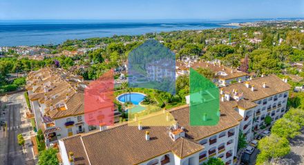 Очаровательные апартаменты с 3 спальнями и садом в престижном районе Золотой Мили, Марбелья Очаровательные апартаменты с 3 спальнями и садом в престижном районе Золотой Мили, Марбелья