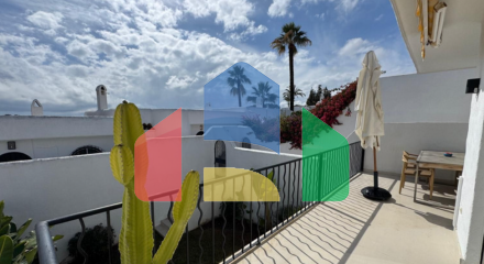 Beautiful south-west facing 2-bedroom townhouse located in charming Cabopino, Marbella
