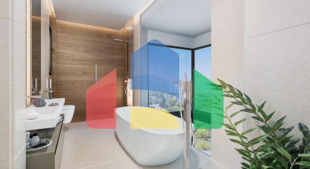 Exclusive 4 bedroom semi-detached house with sea views in Marbella and private pool