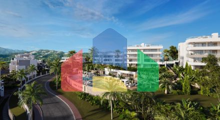 New build apartments in an exclusive residential area in Marbella