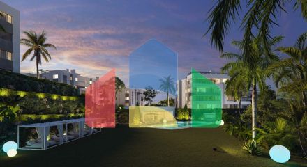 New build apartments in an exclusive residential area in Marbella