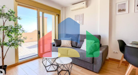 Уютная студия с потрясающим видом на море в Marbella