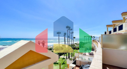 Уютная студия с потрясающим видом на море в Marbella