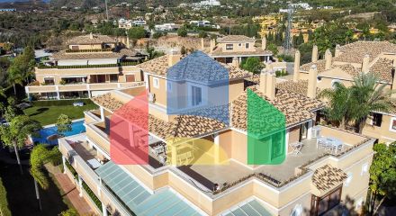 Изысканный дуплекс-пентхаус с панорамным видами в Марбелье, Золотая миля