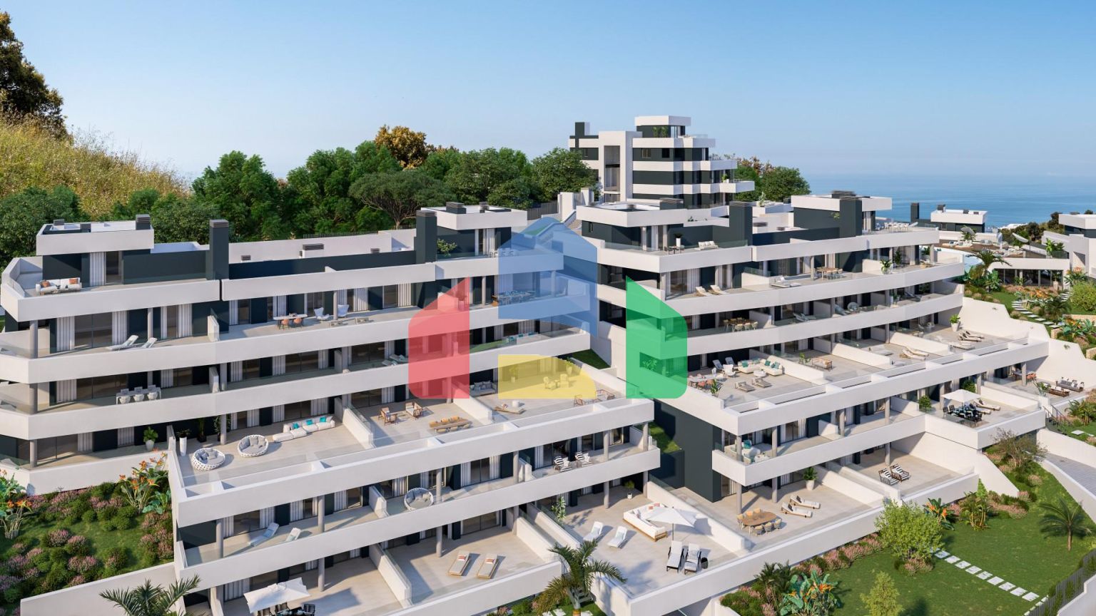 3-спальные апартаменты в уникальном жилом комплексе в Альтос-де-лос-Монтерос, Марбелья