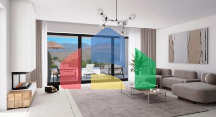 The modern and elegant villa is located in the La Mairena area, Marbella