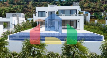 The modern and elegant villa is located in the La Mairena area, Marbella