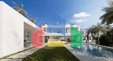 Magnificent villa in a gated community with 24-hour security
