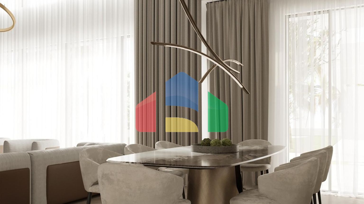 Великолепная вилла в охраняемом поселке с круглосуточной охраной