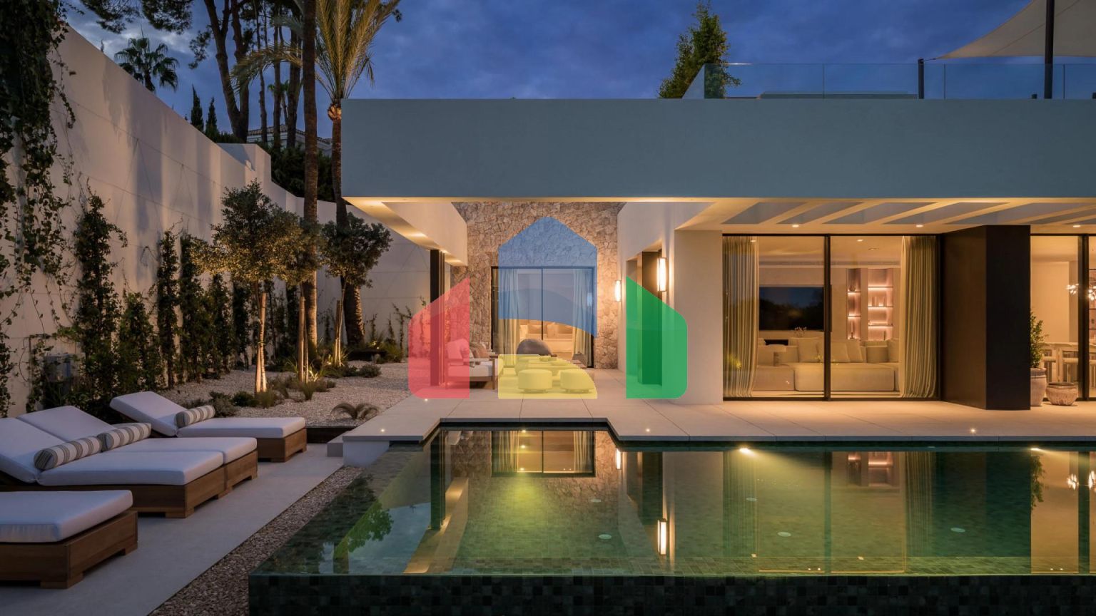 Роскошная Вилла на Первой Линии Поля для Гольфа с Дизайнерским Интерьером и Великолепными Видами