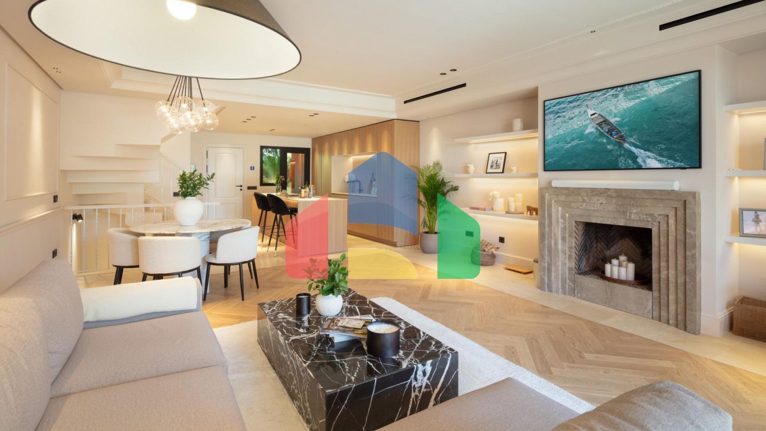 4-спальный таунхаус в комплексе Altos de Puente Romano на Золотой Миле Марбельи