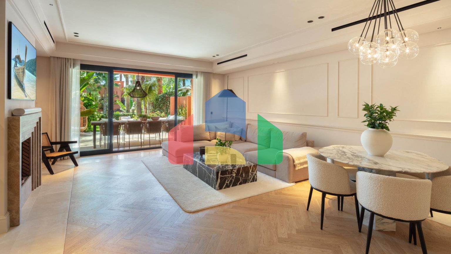 4-спальный таунхаус в комплексе Altos de Puente Romano на Золотой Миле Марбельи