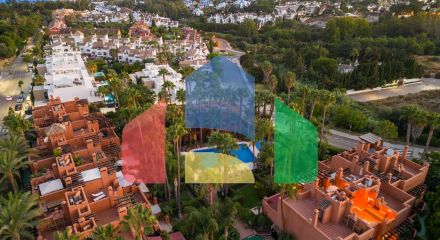 4-спальный таунхаус в комплексе Altos de Puente Romano на Золотой Миле Марбельи