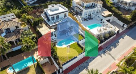 КРАСИВАЯ СОВРЕМЕННАЯ ВИЛЛА НА ПРОДАЖУ В ТИХОМ И ЖИЛОМ ЭКСКЛЮЗИВНОМ РАЙОНЕ НУЭВА-АНДАЛУСИИ