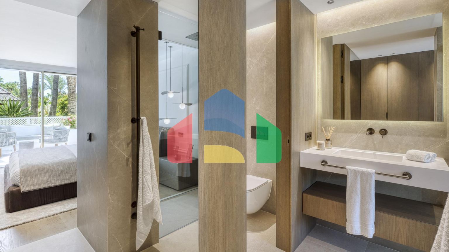 Потрясающие апартаменты с 3-спальнями в элитном жилом комплексе на Золотой Миле Марбельи