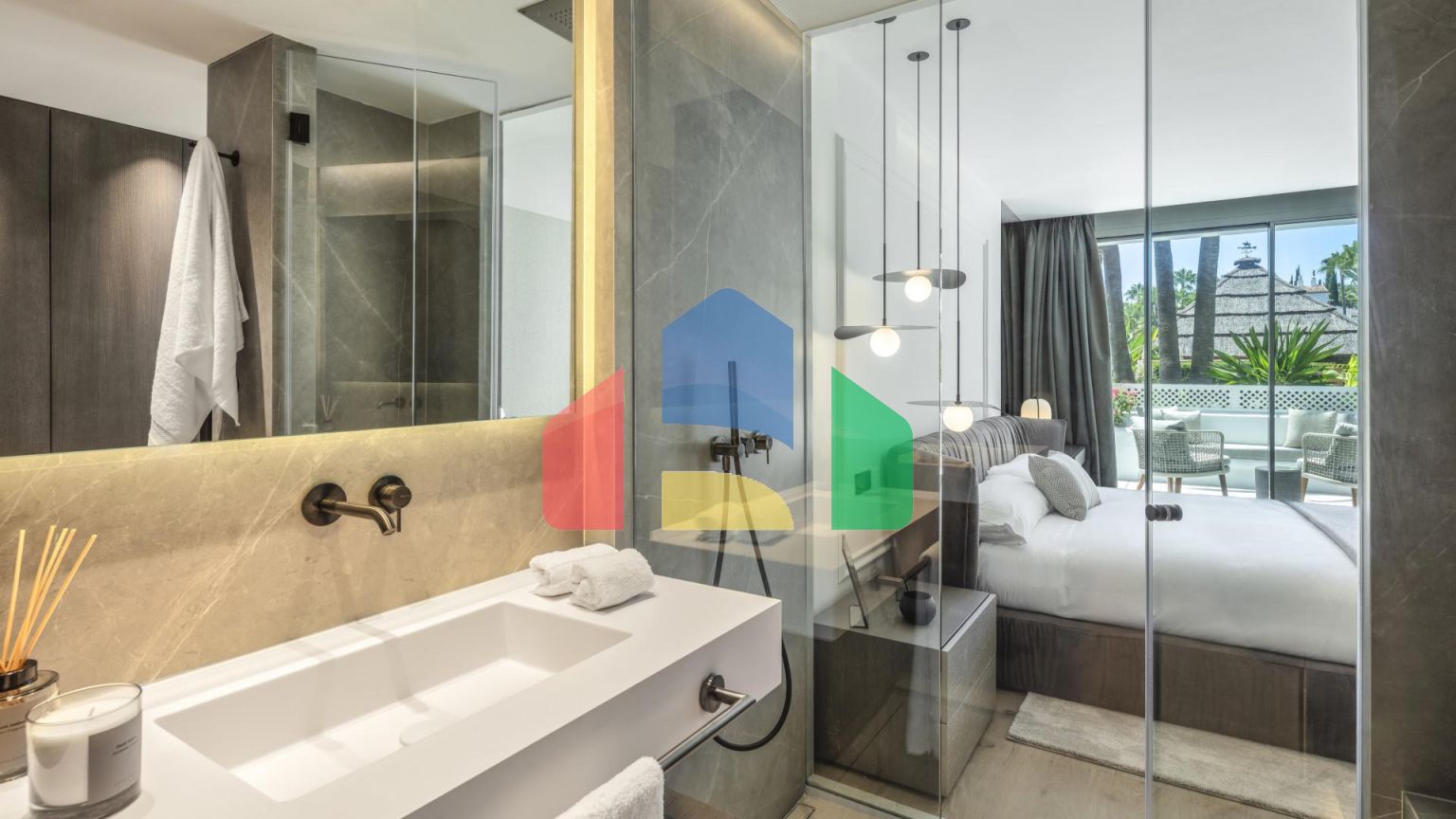 Потрясающие апартаменты с 3-спальнями в элитном жилом комплексе на Золотой Миле Марбельи