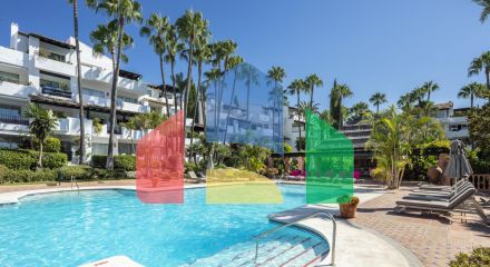 Потрясающие апартаменты с 3-спальнями в элитном жилом комплексе на Золотой Миле Марбельи