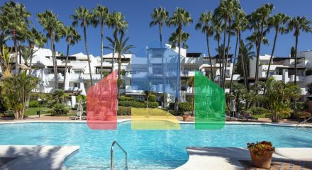 Потрясающие апартаменты с 3-спальнями в элитном жилом комплексе на Золотой Миле Марбельи