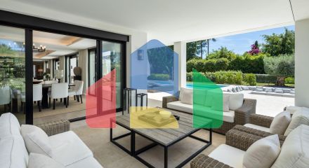 Роскошная современная вилла с видом на гольф в Новой Андалусии