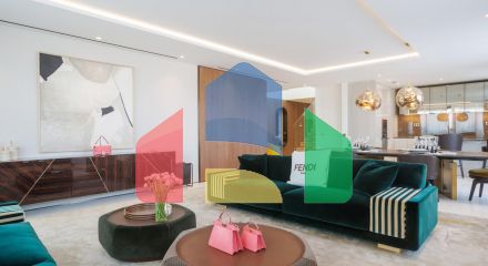 Пентхаусы с 3 спальнями в брендированном роскошном жилом комплексе, созданном при сотрудничестве с FENDI CASA Пентхаусы с 3 спальнями в брендированном роскошном жилом комплексе, созданном при сотрудничестве с FENDI CASA