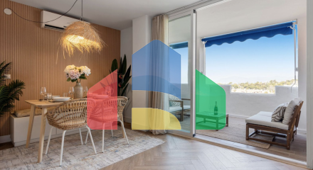 Превосходная 2-комнатная квартира с видом на море в Марбелье